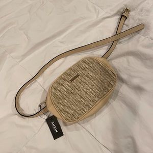 Never Been Worn, SHEIN Tan & Straw Fanny Pack